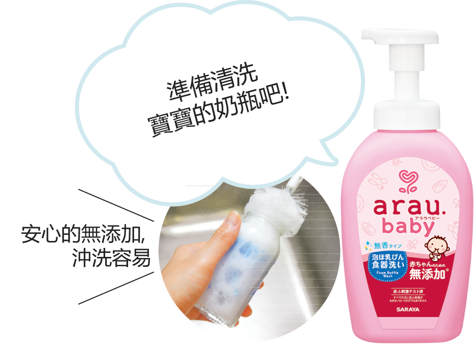 愛樂寶寶貝 無添加奶嘴奶瓶清潔泡泡